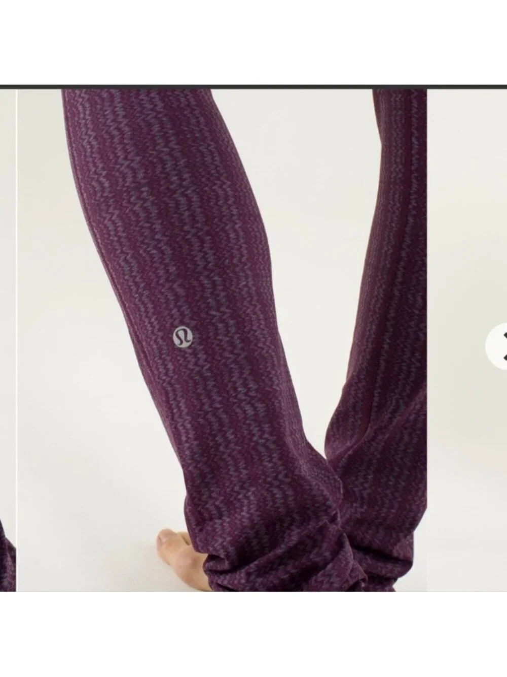 Lululemon Skinny Will Pant *Textured Ziggy Wee September Plum